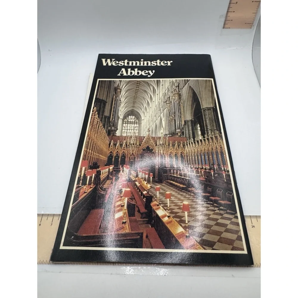 1971 WESTMINSTER ABBEY UK Great Britain Jarrold & Sons Guide‎ Book Souvenir